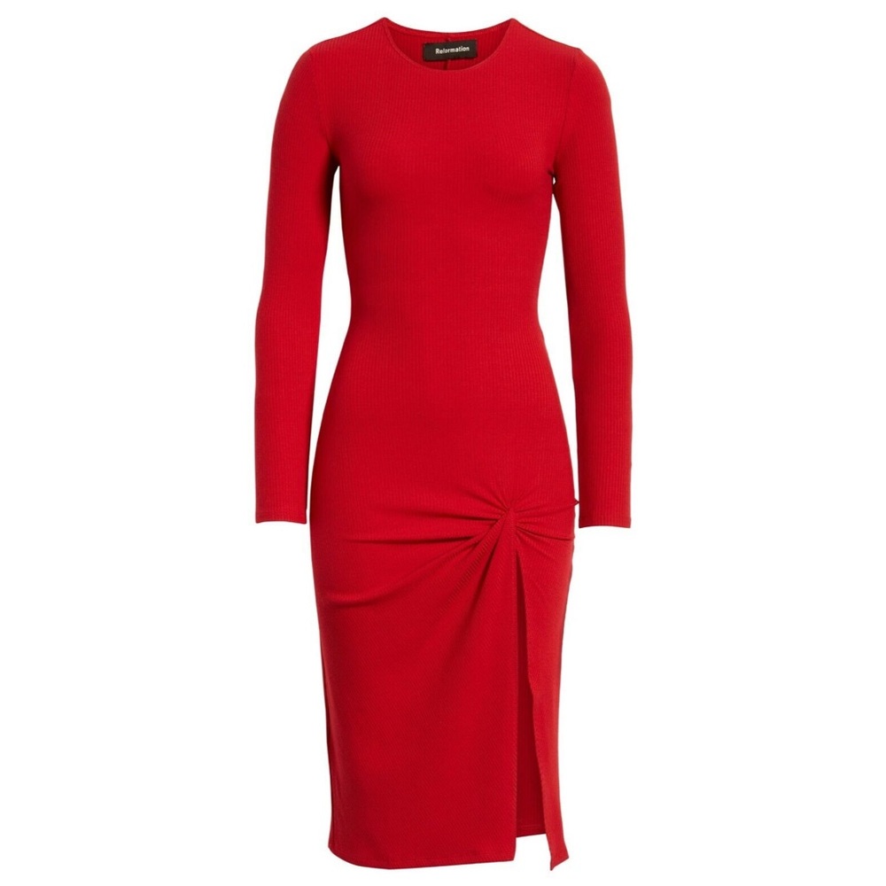 REFORMATION Piazza Midi Dress - Picture 4 of 5